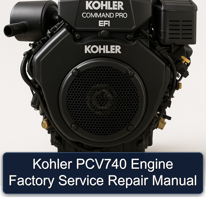 Kohler Command Pro EFI Models PCV740 Engine Service Repair Workshop Manual PDF
