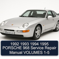 1994-1995 Porsche 968 Volumes 1-5 Service Repair Workshop Manual PDF
