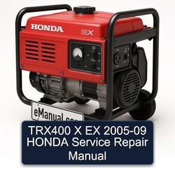 2005-2009 TRX400 X EX Honda Service Repair Workshop Manual PDF