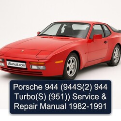 1982-1991 Porsche 951 944 (944s(2) Turbo(s) ()) Service Repair Workshop Manual PDF