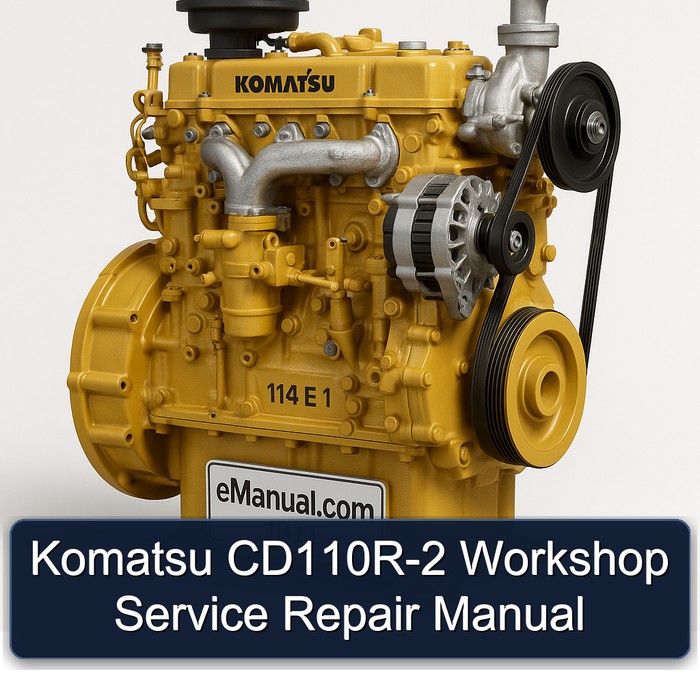 Komatsu 114 E 1 Cd110r-2 Service Repair Workshop Manual PDF