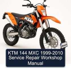 1999-2010 KTM 144 MXC Service Repair Workshop Manual PDF
