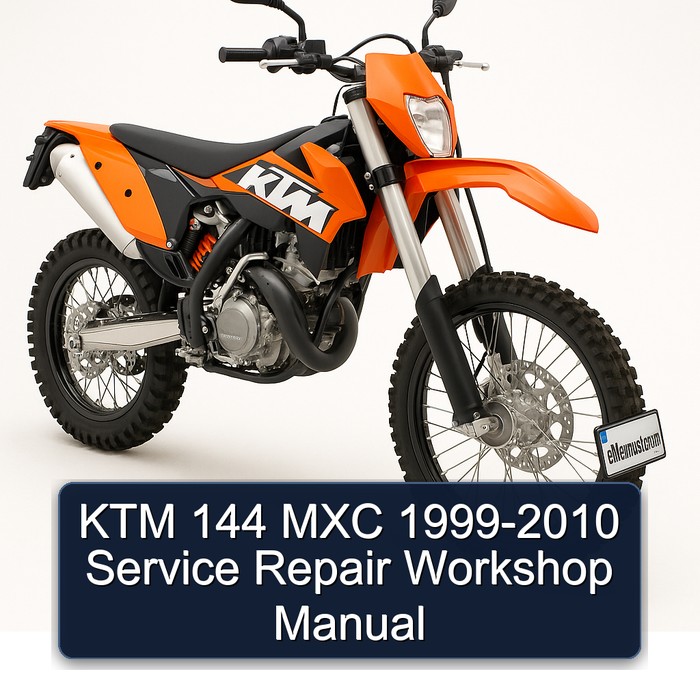 1999-2010 KTM 144 MXC Service Repair Workshop Manual PDF