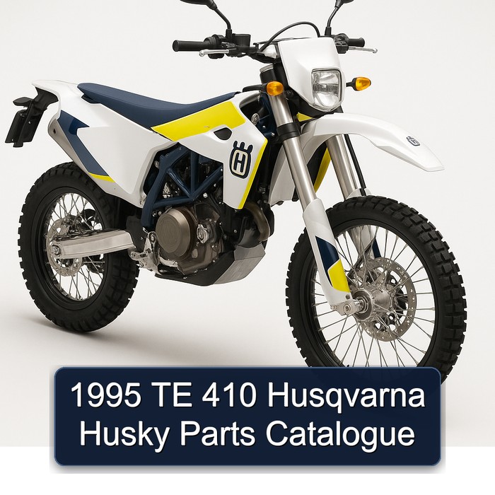 1995 Husqvarna TE Models 410 Husky Parts Catalog PDF