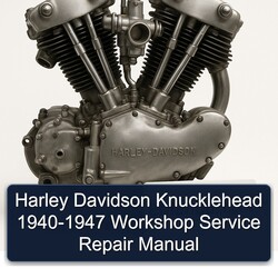 Harley Davidson Knucklehead 1940-1947 Service Repair Workshop Manual PDF