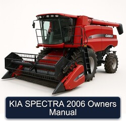 2006 KIA Spectra Owners Owner's Manual PDF