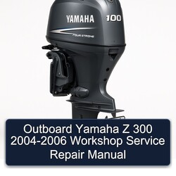 2004-2006 Outboard Yamaha Z 300 Service Repair Workshop Manual PDF