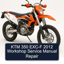 2012 KTM 350 EXC-F Service Repair Workshop Manual PDF