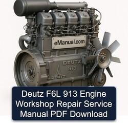 Deutz 913 F6L Engine Service Repair Workshop Manual PDF