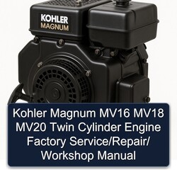 Briggs And Stratton Twin Cylinder Kohler Magnum MV16 MV18 MV20 Engine / Service Repair Workshop Manual PDF