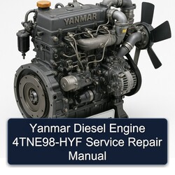 Yanmar 4 TNE Series Diesel Engine 4tne98-hyf Service Repair Workshop Manual PDF