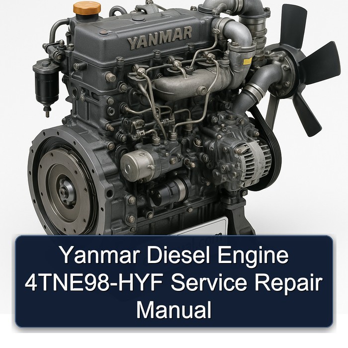 Yanmar 4 TNE Series Diesel Engine 4tne98-hyf Service Repair Workshop Manual PDF