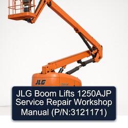 JLG Boom Lifts 1250AJP (p/n:3121171) Service Repair Workshop Manual PDF