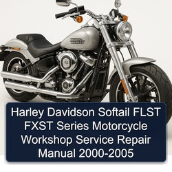 2000-2005 Harley Davidson Softail Flst Fxst Series Motorcycle Service Repair Workshop Manual PDF