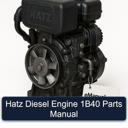 Hatz 1B Series Diesel Engine 1b40 Parts Catalog PDF