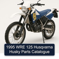 1995 Husqvarna WRE Models 125 Husky Parts Catalog PDF