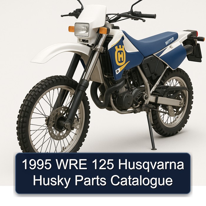 1995 Husqvarna WRE Models 125 Husky Parts Catalog PDF
