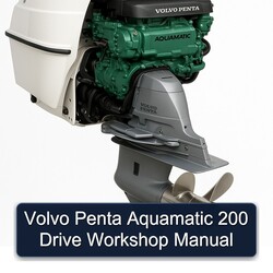 Volvo Penta Aquamatic 200 Drive Service Repair Workshop Manual PDF