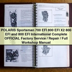 Polaris Sportsman 700 EFI 800 X2 International Official Service Repair Workshop Manual PDF