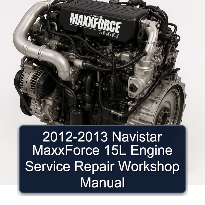 2012-2013 Navistar MaxxForce 15L Engine Service Repair Workshop Manual PDF