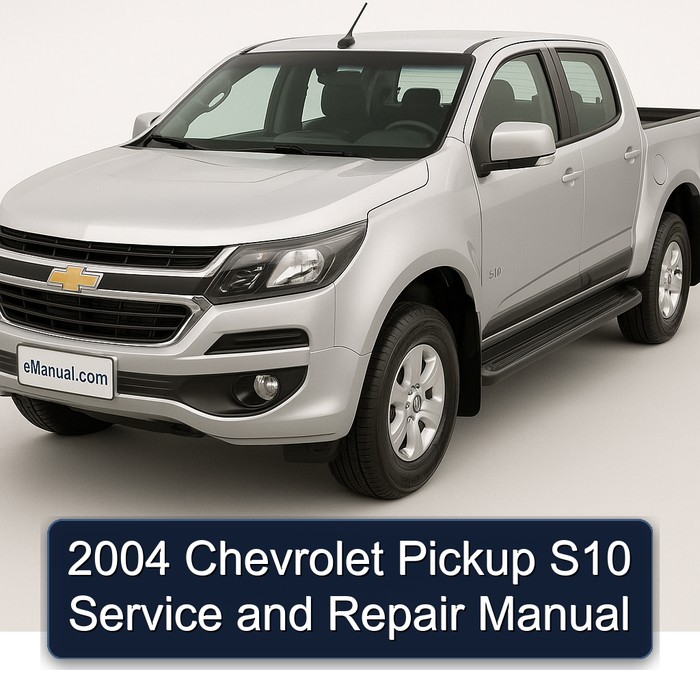2004 Chevrolet S10 Pickup Service Repair Workshop Manual PDF