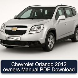 2012 Chevrolet Orlando Owners Owner's Manual PDF