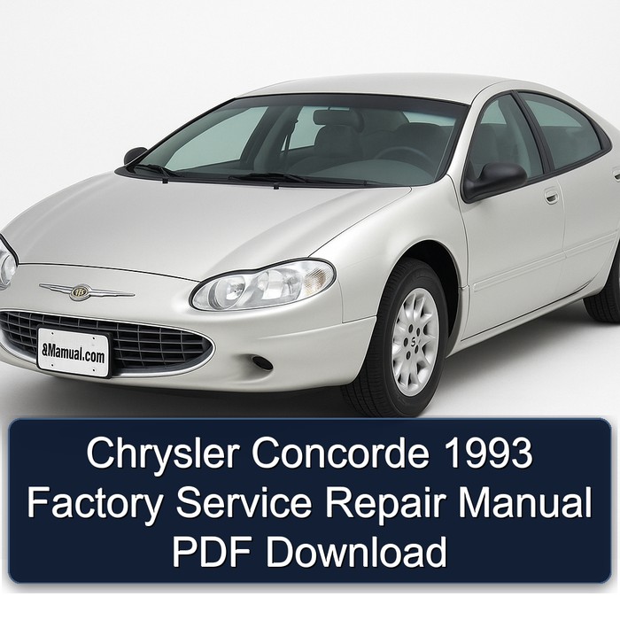 1993 Chrysler Concorde Service Repair Workshop Manual PDF