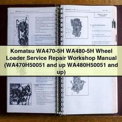 Komatsu WA470-5H WA480-5H Wheel Loader (wa470h50051 Up Wa480h50051 Up) Service Repair Workshop Manual PDF