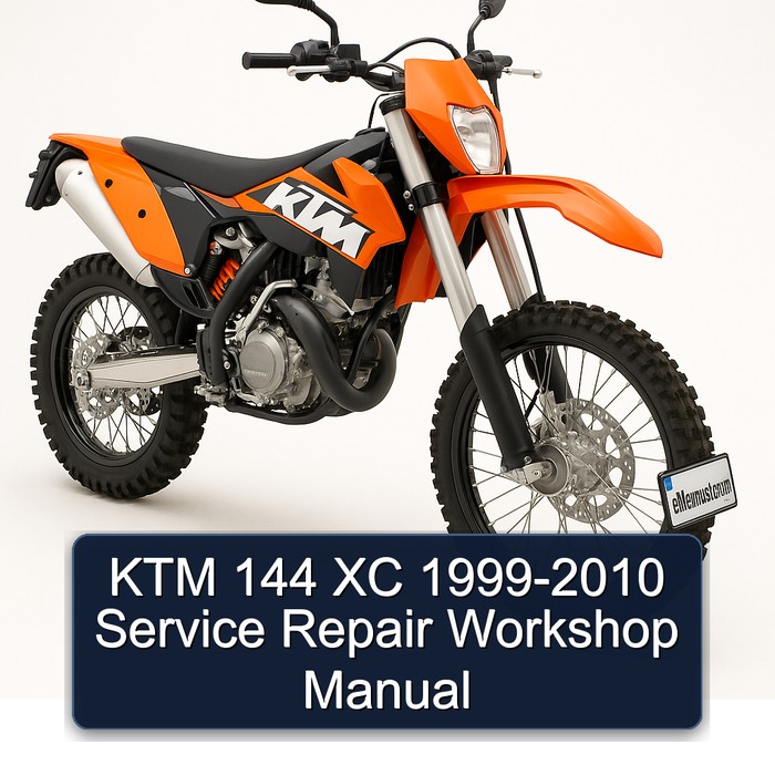 1999-2010 KTM 144 Service Repair Workshop Manual PDF
