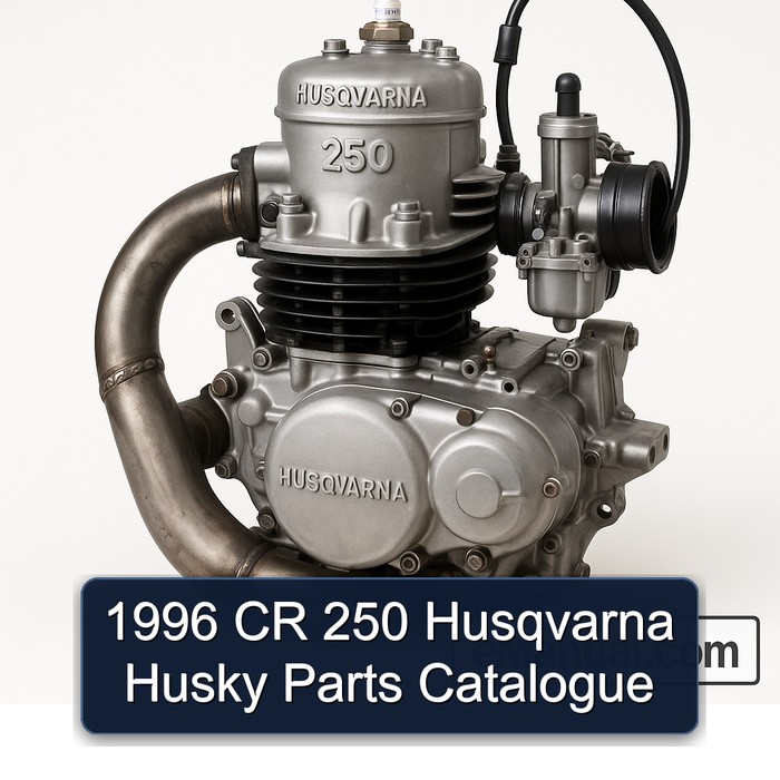 1996 Husqvarna 250 CR Husky Parts Catalog PDF