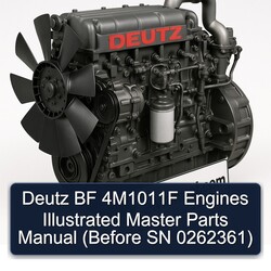 Deutz BF Series 4m1011f Engines Illustrated Master Parts (before SN 0262361) Catalog PDF