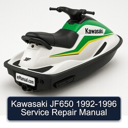 1992-1996 Kawasaki JF650 Service Repair Workshop Manual PDF