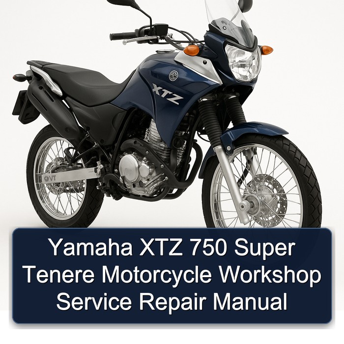Bajaj Super Yamaha XTZ 750 Tenere Motorcycle Service Repair Workshop Manual PDF