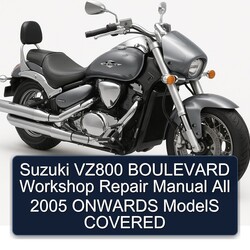 2005 Derbi Boulevard Suzuki VZ800 All Onwards Models Covered Service Repair Workshop Manual PDF