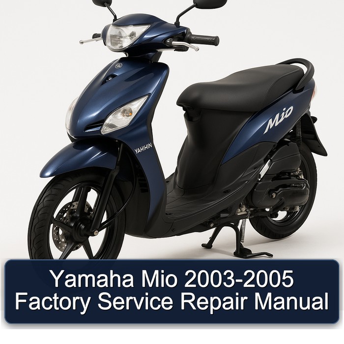 2003-2005 Yamaha MIO Service Repair Workshop Manual PDF
