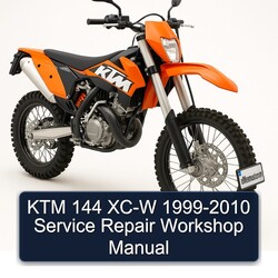 1999-2010 KTM 144 XC-W Service Repair Workshop Manual PDF