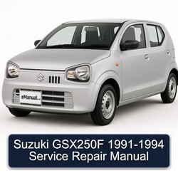 1991-1994 Suzuki GSX Series GSX250F Service Repair Workshop Manual PDF