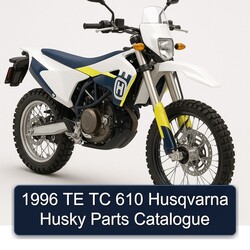 1996 Husqvarna TC Models TE 610 Husky Parts Catalog PDF