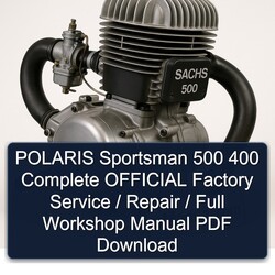 Polaris Sportsman 500 400 Official / Service Repair Workshop Manual PDF