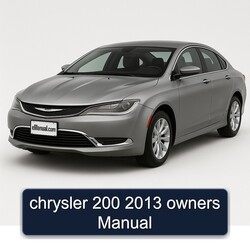 2013 Chrysler 200 Owners Owner's Manual PDF