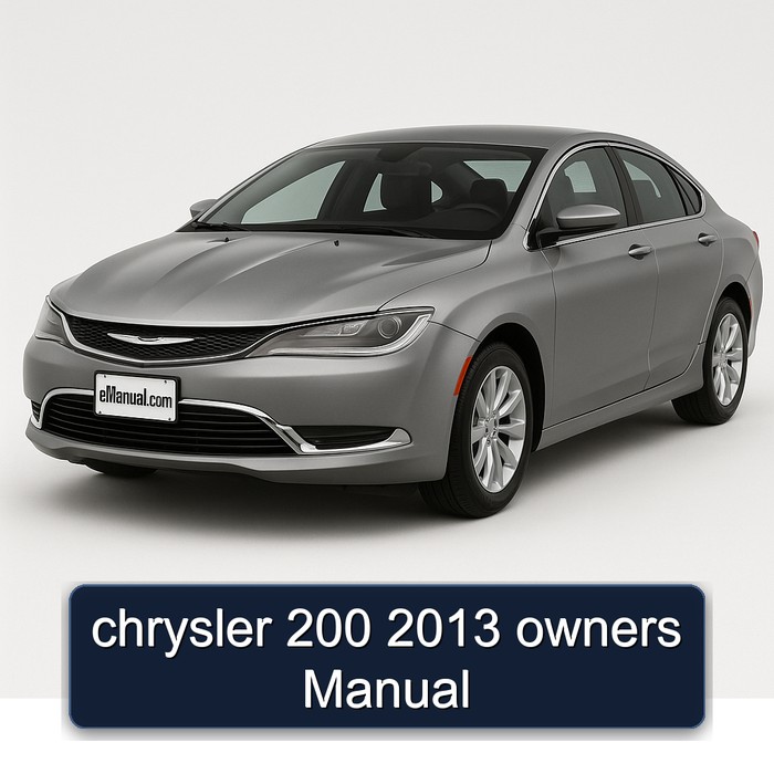 2013 Chrysler 200 Owners Owner's Manual PDF