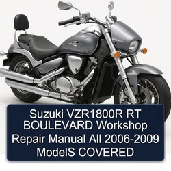 2006-2009 Derbi Boulevard Suzuki VZR1800R RT All - Models Covered Service Repair Workshop Manual PDF