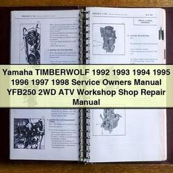 1992-1998 Yamaha Timberwolf - Owners YFB250 2WD ATV Shop Owner's Manual PDF