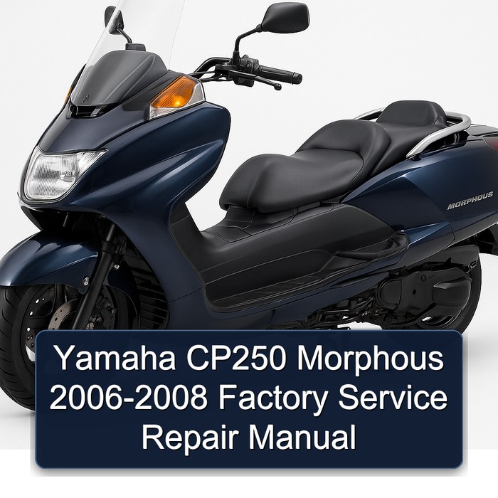 2006-2008 Yamaha Morphous CP250 Service Repair Workshop Manual PDF