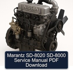 Nissan SD Series Marantz SD-8020 SD-8000 Service Repair Workshop Manual PDF