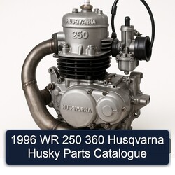1996 Husqvarna 250 WR 360 Husky Parts Catalog PDF