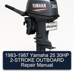 1983-1987 Yamaha 25 30HP 2-stroke Outboard Service Repair Workshop Manual PDF