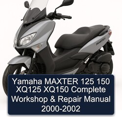 2000-2002 Yamaha Maxter 125 150 XQ125 XQ150 Service Repair Workshop Manual PDF