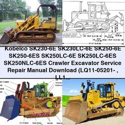 Kobelco SK230-6E Series Crawler Excavator (s/n Lq11-05201- Ll11-04001-) Service Repair Workshop Manual PDF