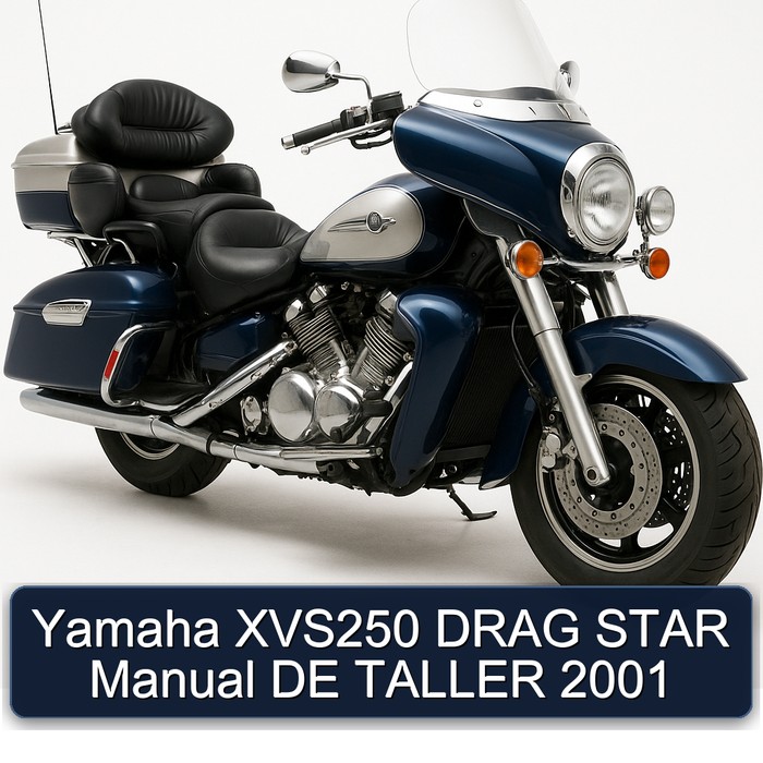 2001 Yamaha XVS Models XVS250 Drag Star DE Taller Service Repair Workshop Manual PDF